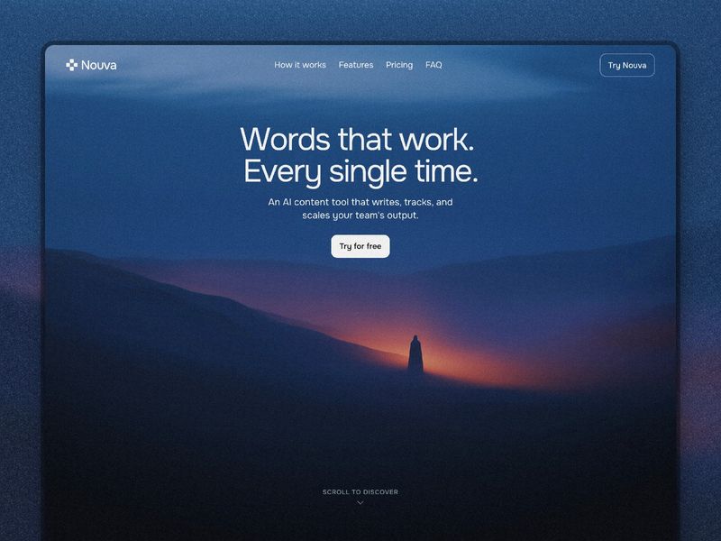 Nouva by Kadir Calik - Uncategorized design asset by framer