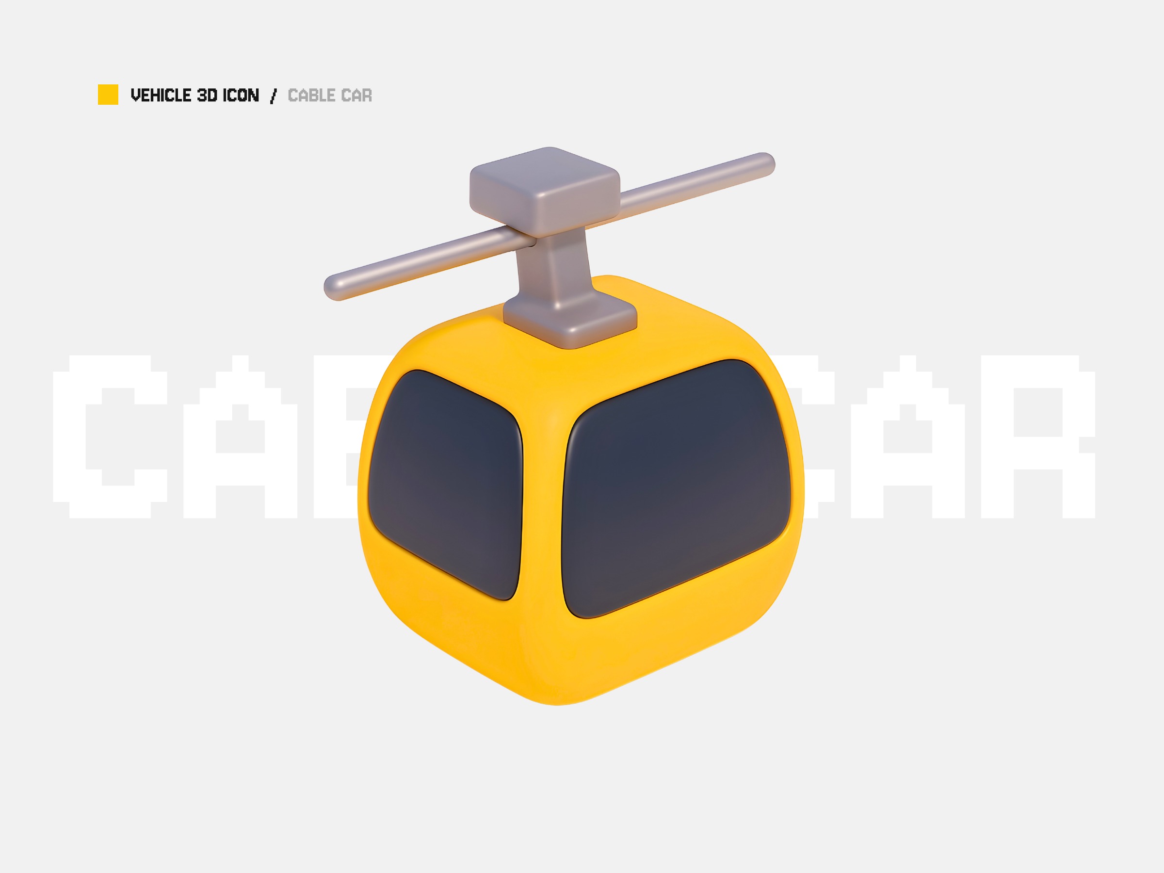 3D Vehicle Icons Image 1