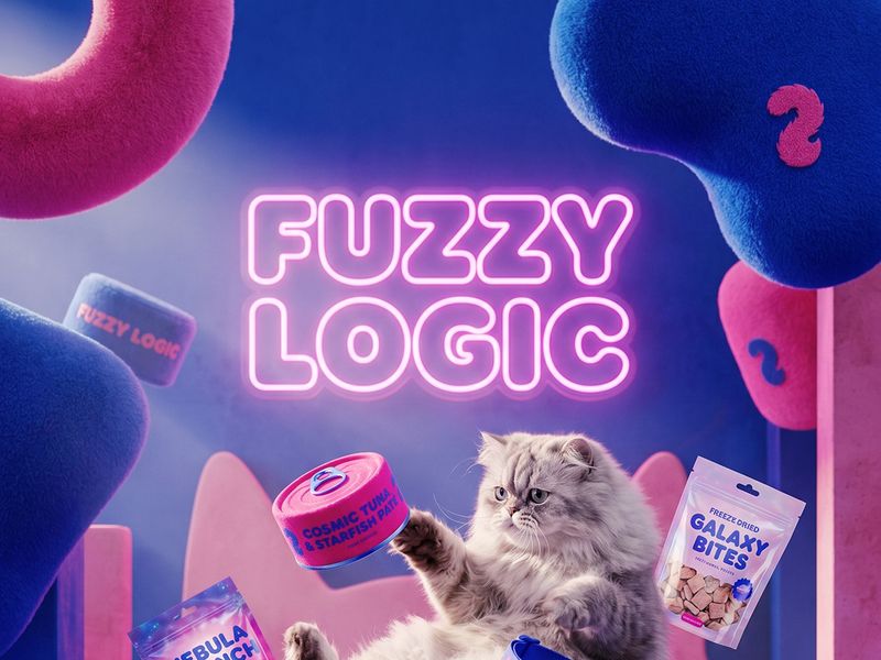 FUZZY LOGIC | Space-Pop Pet Lifestyle Branding