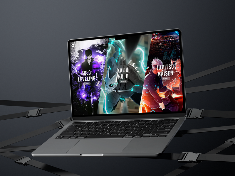 AniDex - Anime Collection Web App Design