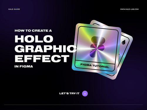 Holographic Effect Figma Tutorial on Behance