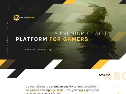Up Your eGame – Premium Platform for gamers on Behance
