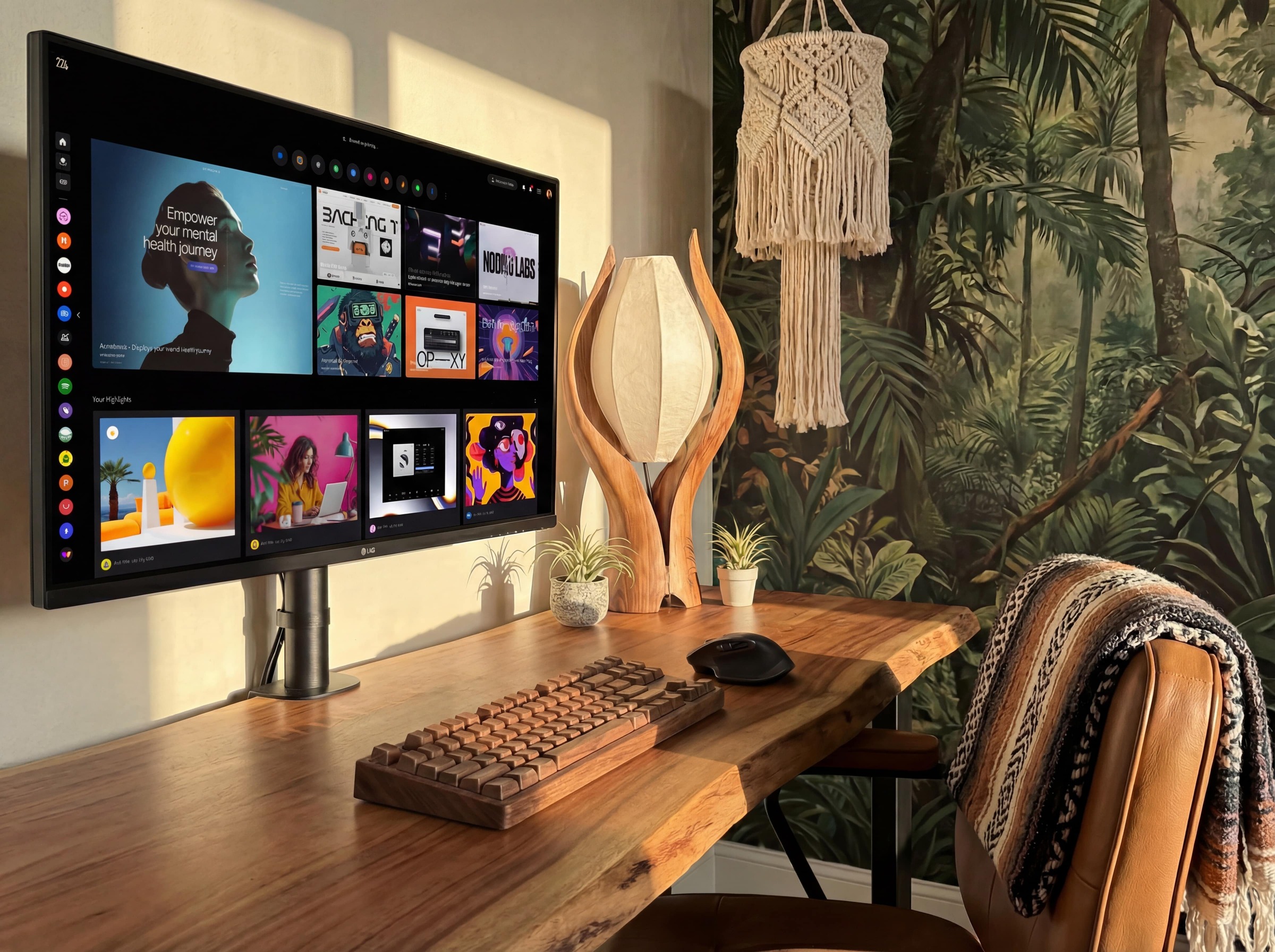 Home office mockups with Google Gemini Image 0