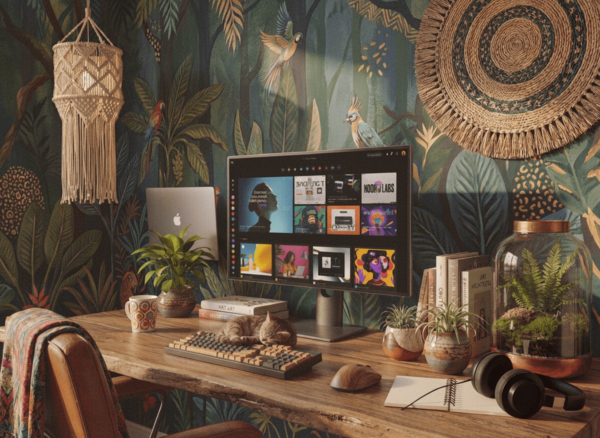 Home office mockups with Google Gemini Image 4