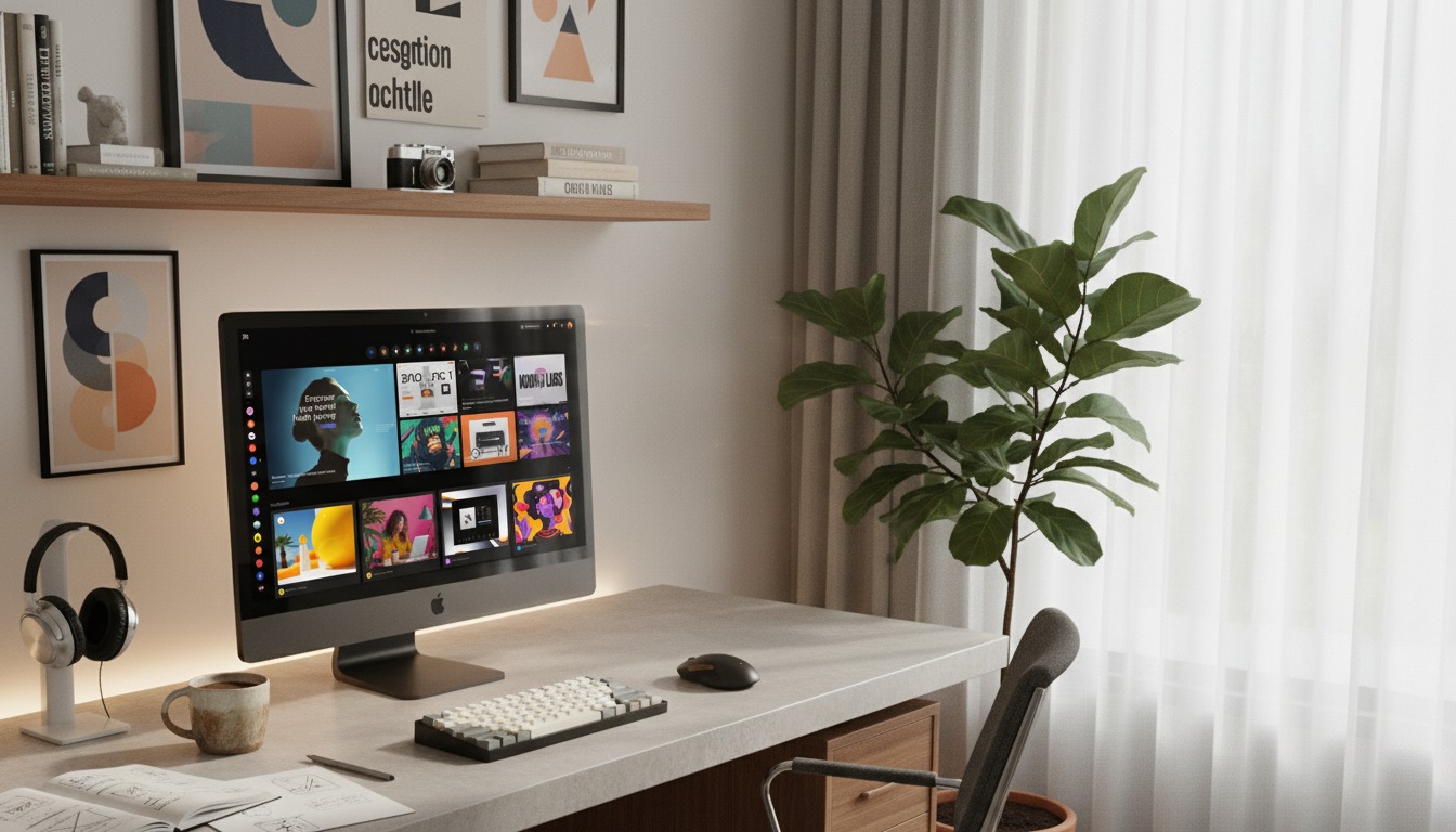 Home office mockups with Google Gemini Image 6