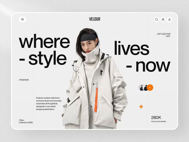 Velour - Fashion E-commerce Web Design