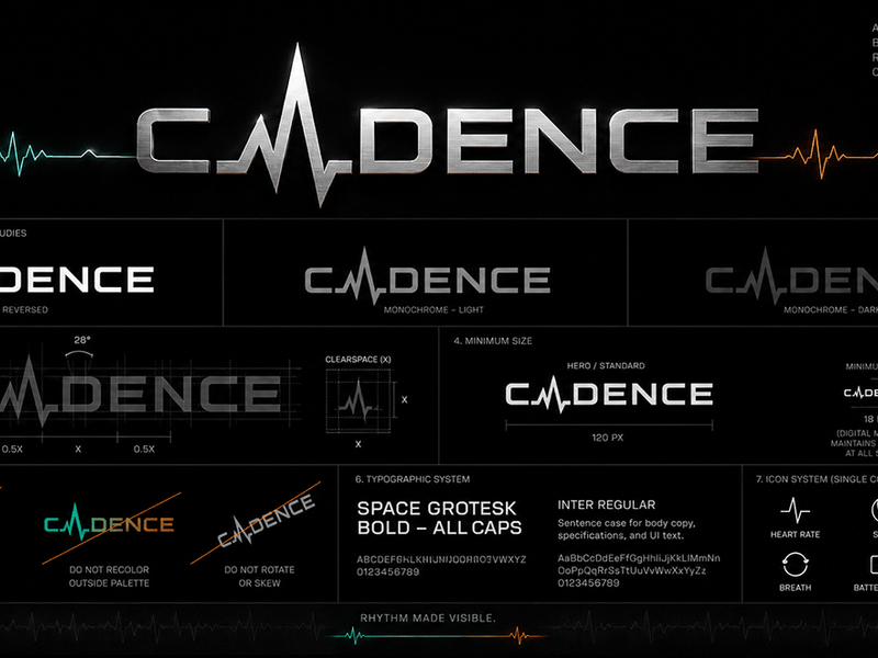 CADENCE — Smart Fitness Wearable Brand Direction