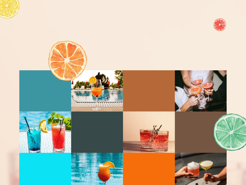 FIZZIA Drinks & Cocktails Branding
