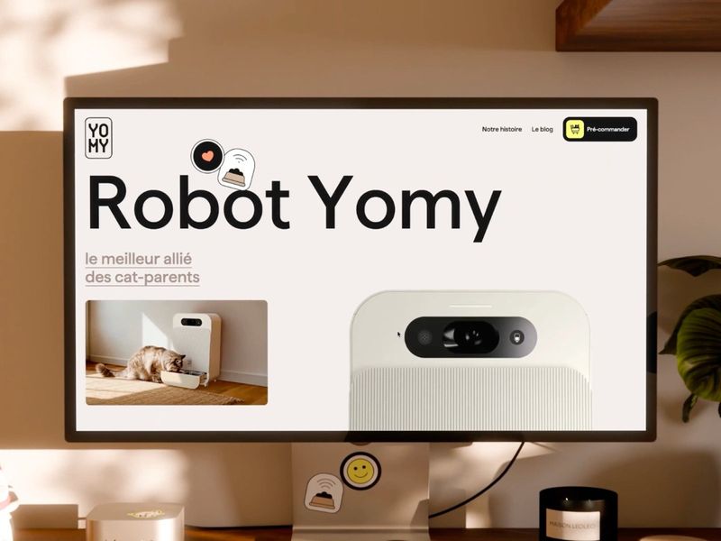 YOMY — Website & 3D Product Experience