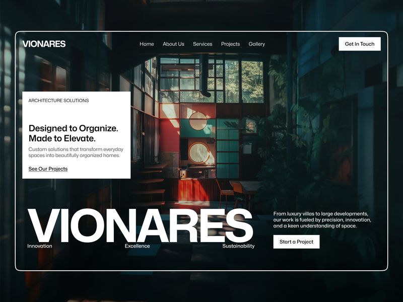Vionares — Free Website Template for Framer