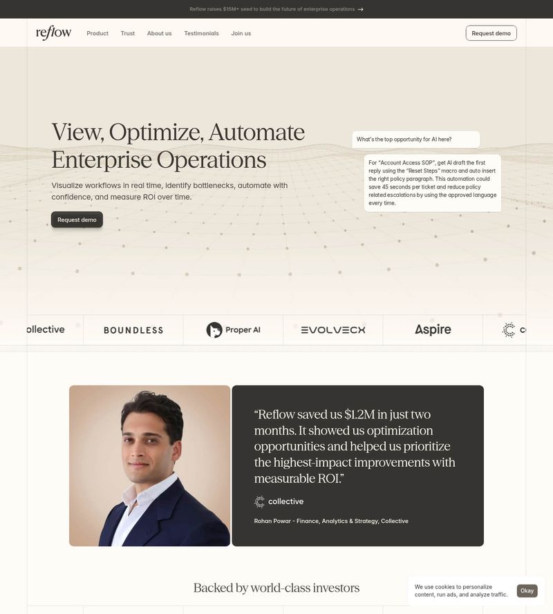 Screenshot taken from reflow.ai