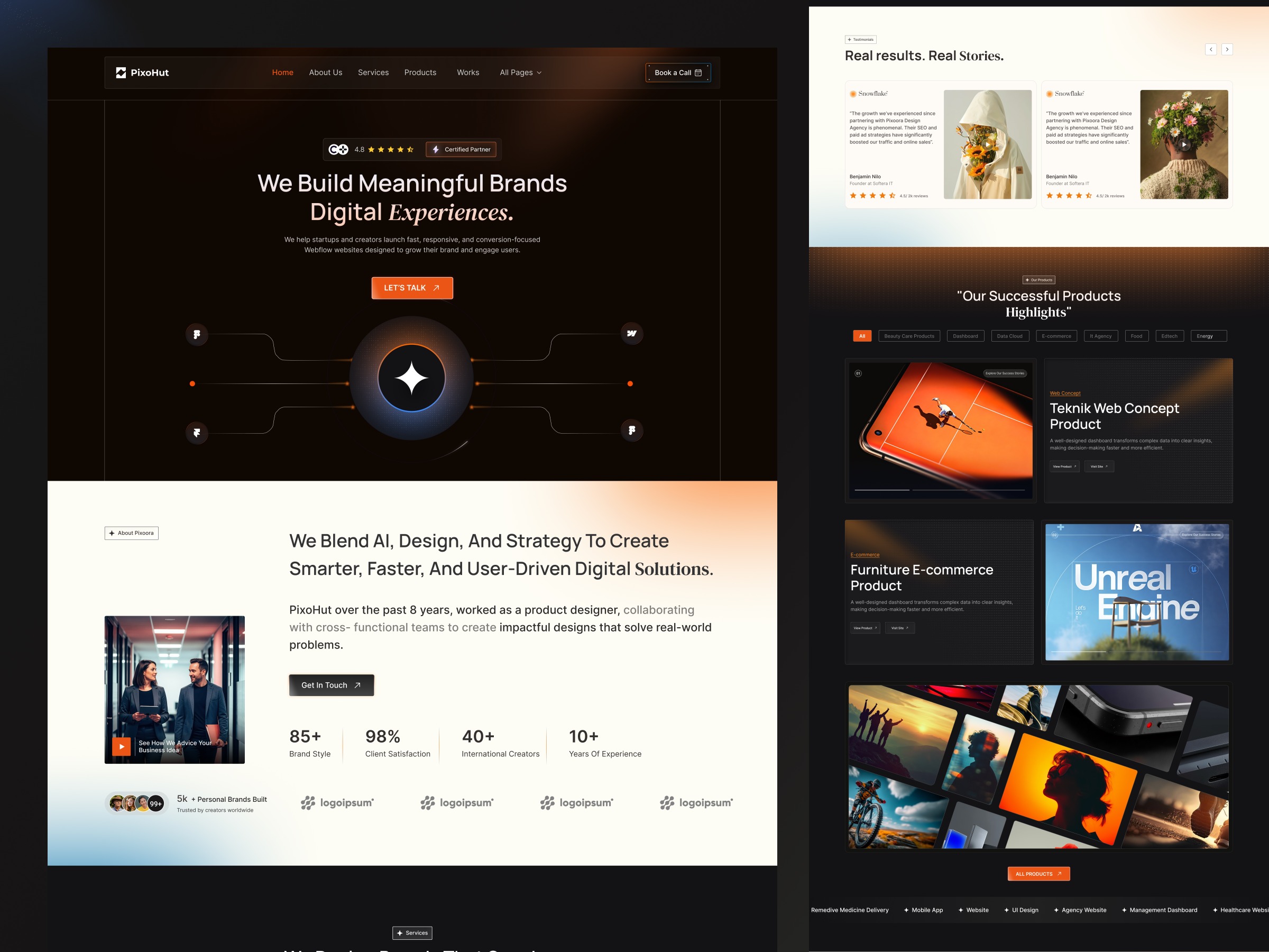 Webflow Digital Agency Template Image 0