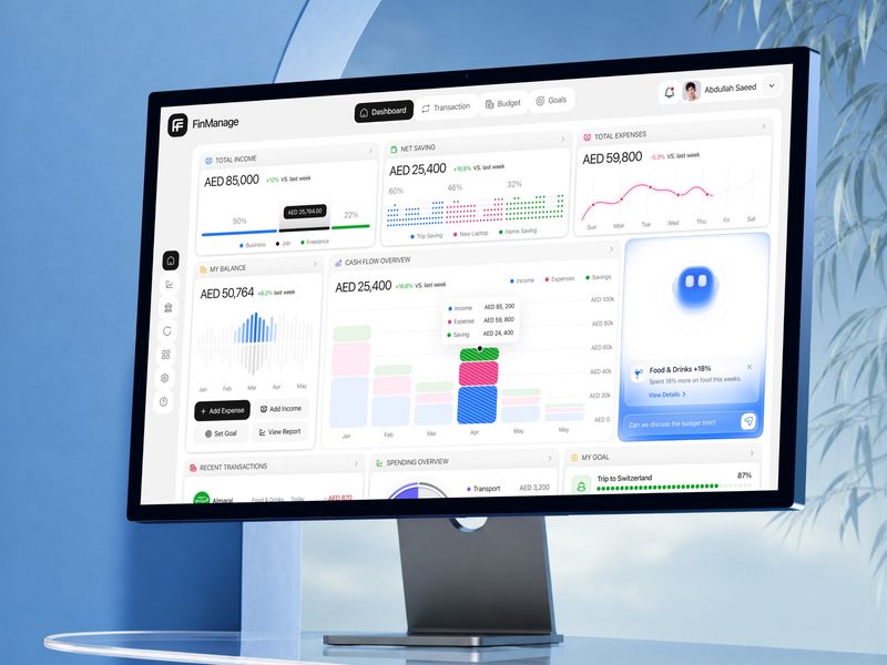 Dashboard Design - Finance Management