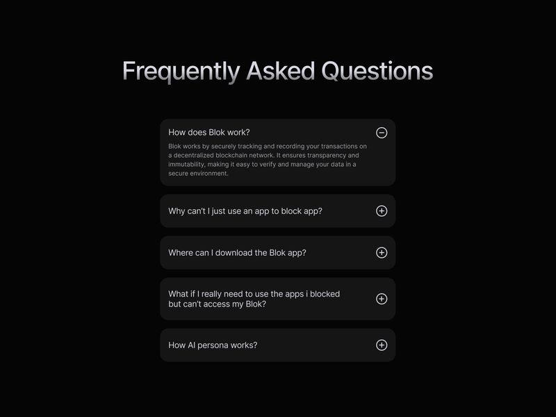 FAQ Design