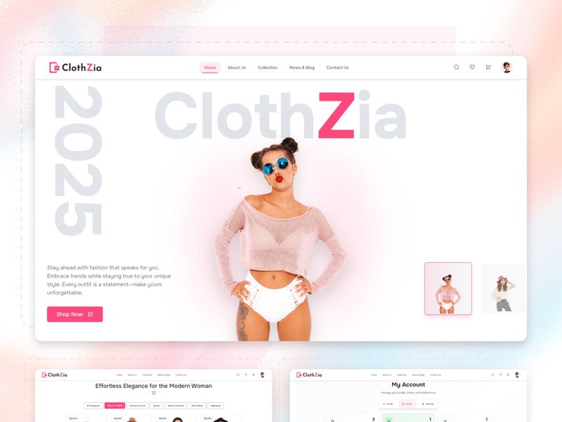 Clothzia – Fashion eCommerce Template