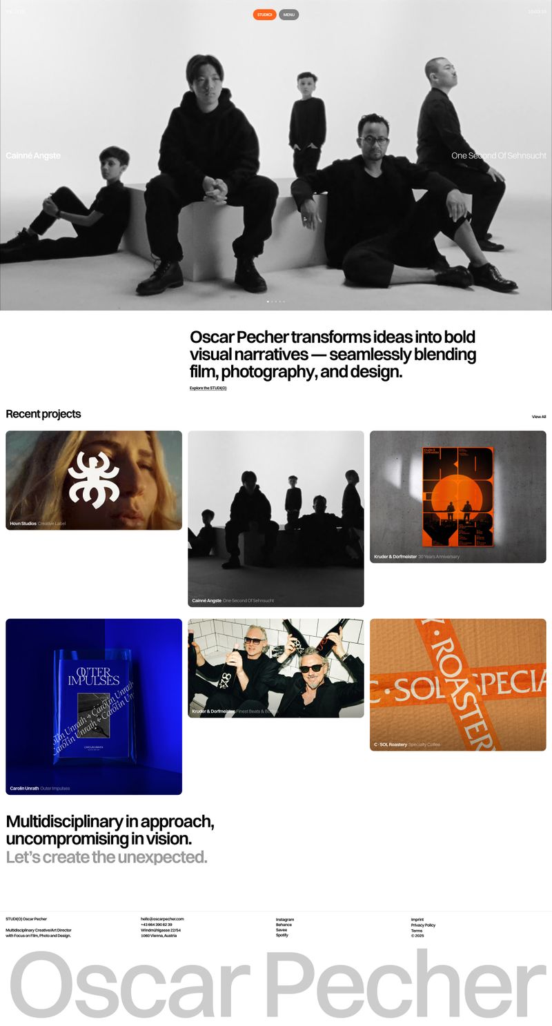 Screenshot taken from Oscar Pecher