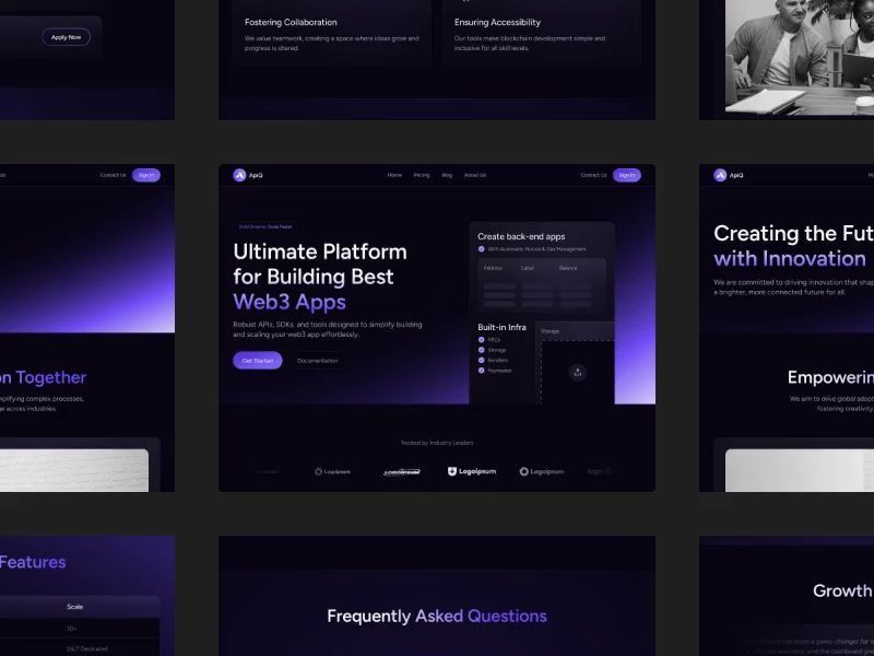 APIQ — Web3 Blockchain Template
