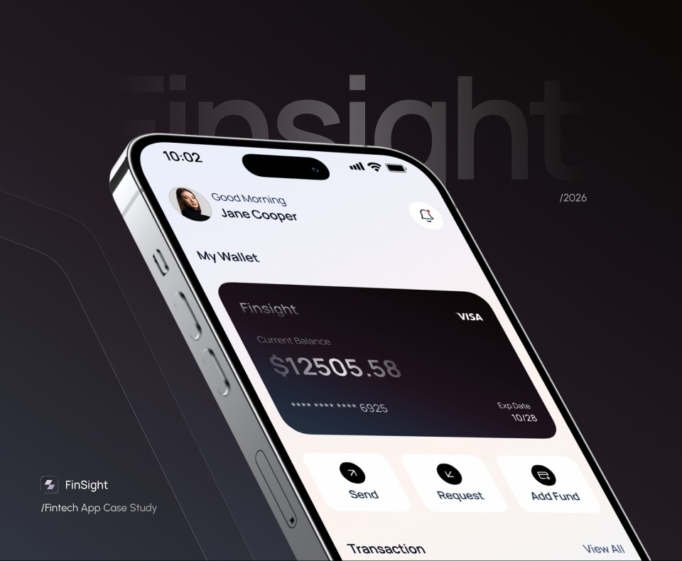 Finsight — Fintech Mobile Wallet App UI/UX Case Study Image 17