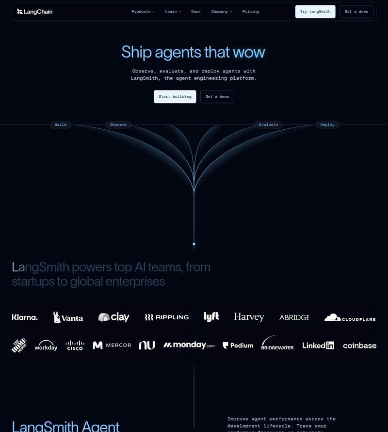 Screenshot taken from langchain.com