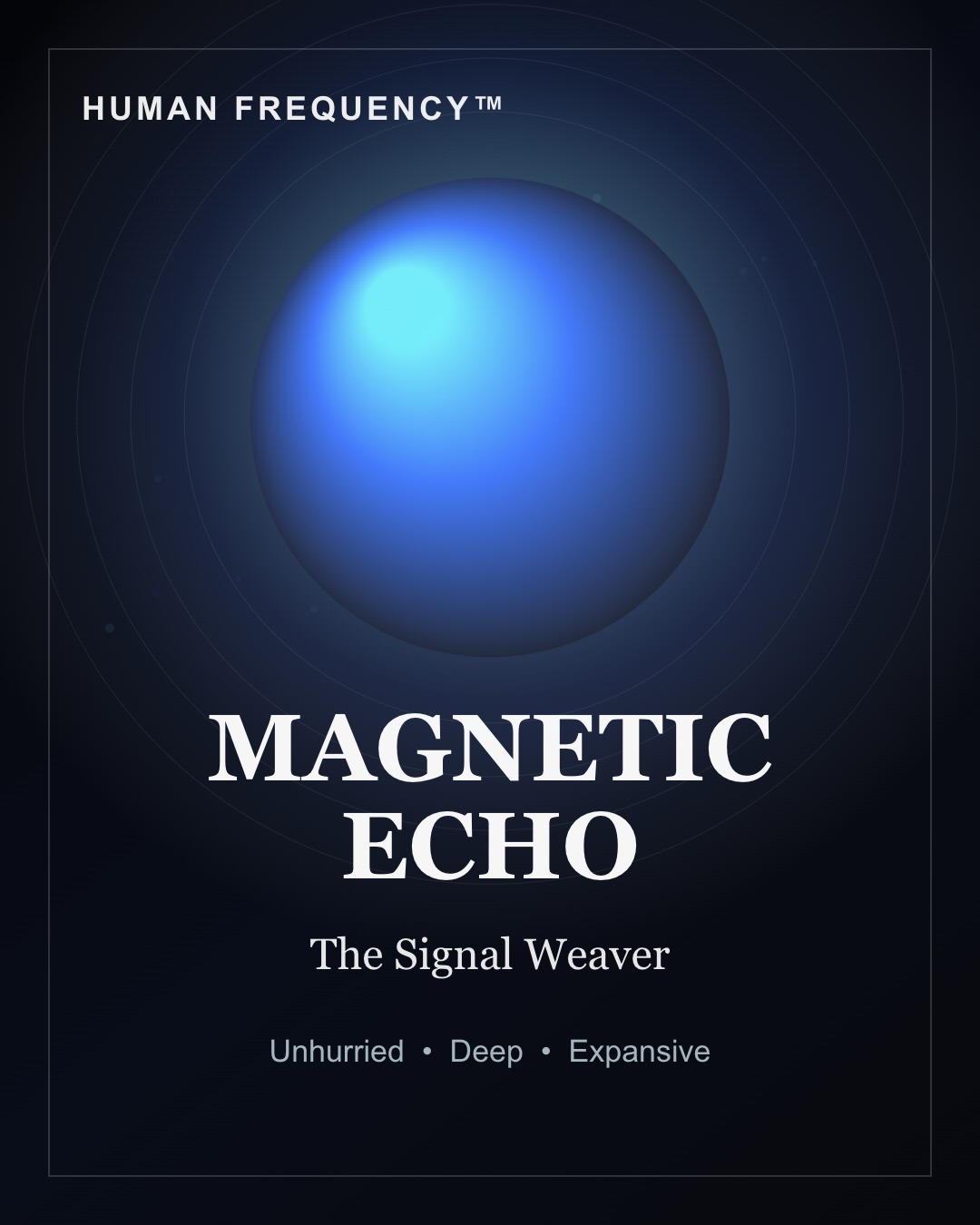 Human Frequency™ — A Voice-Generated Digital Aura Image 2
