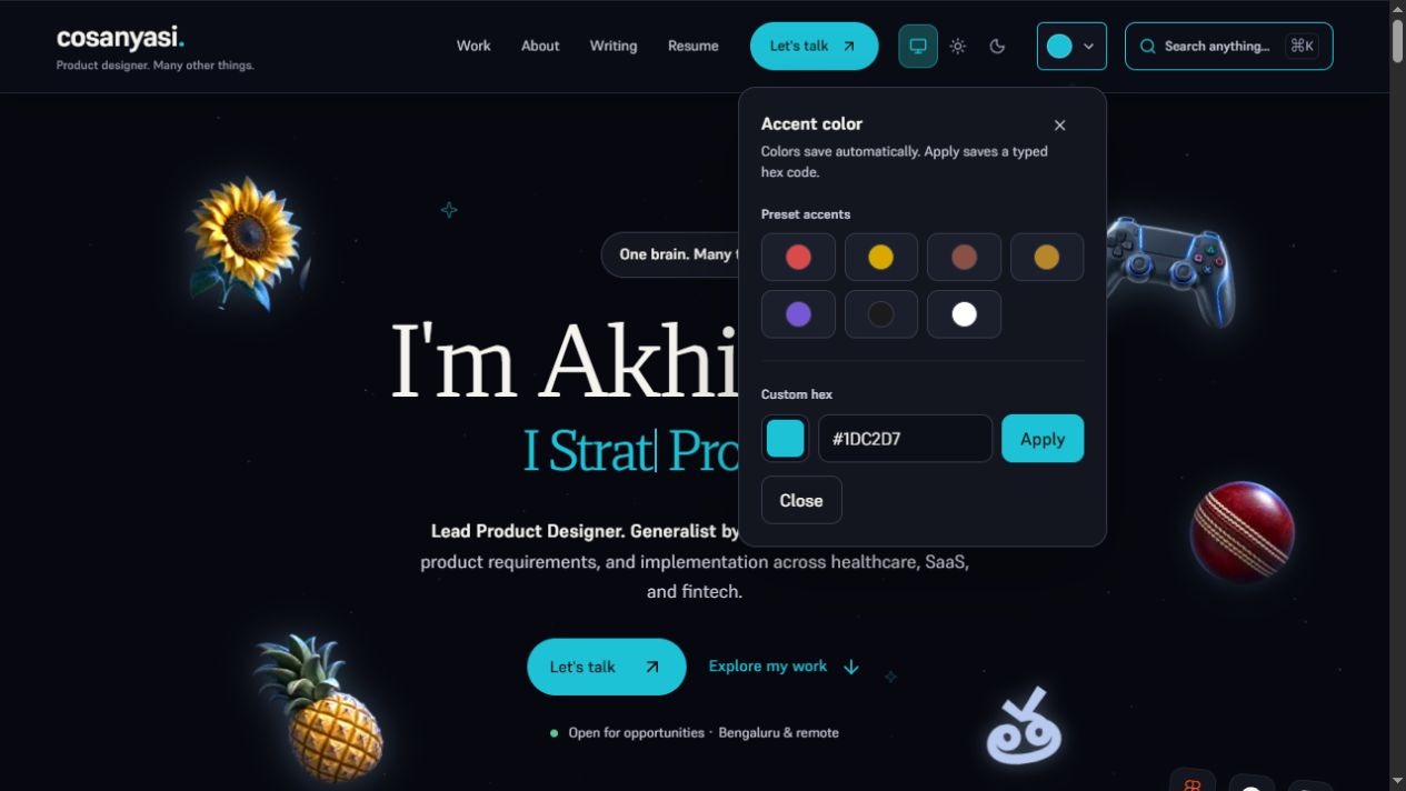 Cosanyasi |Akhil Ram's Product Design Engineer's Portfolio Image 2