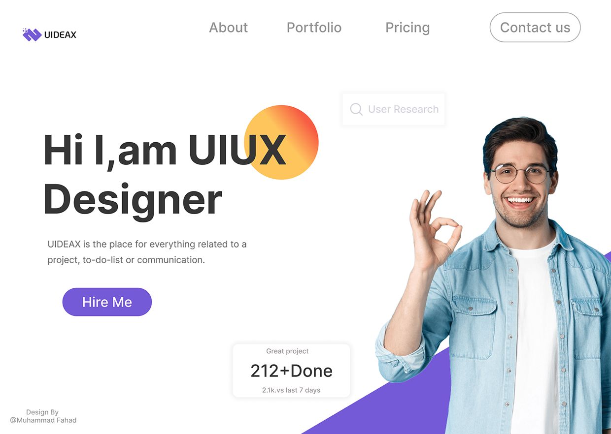 Web Banner UI/UX design by Muhammad Fahad (Fadi Art Zone) on Muzli