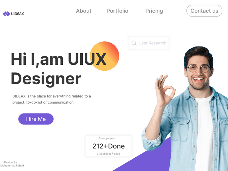 Web Banner UI/UX design