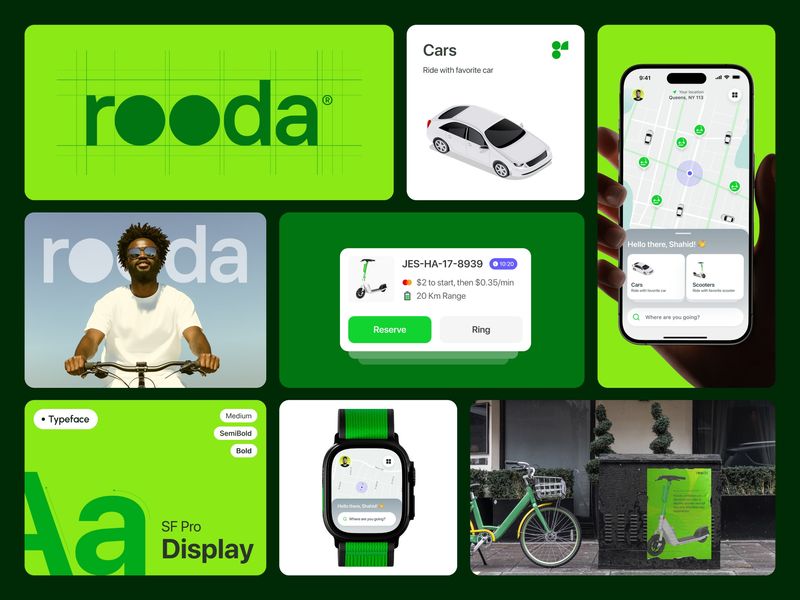Rooda – Ride Sharing Mobile App Design | Case Study