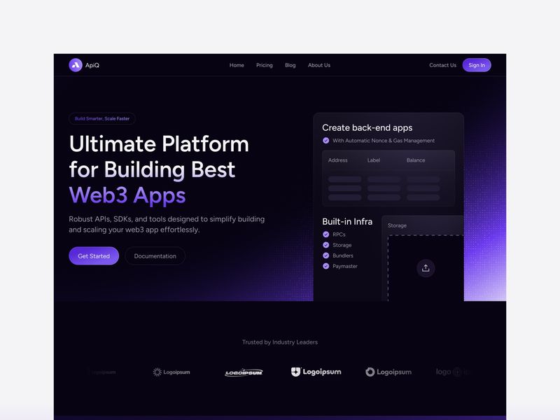 APIQ — Web3 Blockchain Template