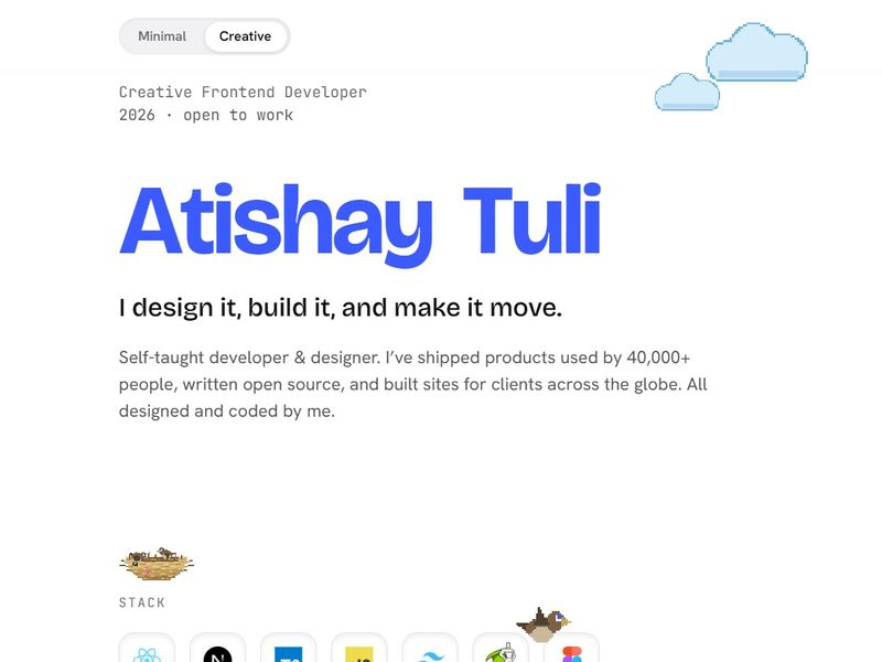 Atishay Tuli Webfolio '26