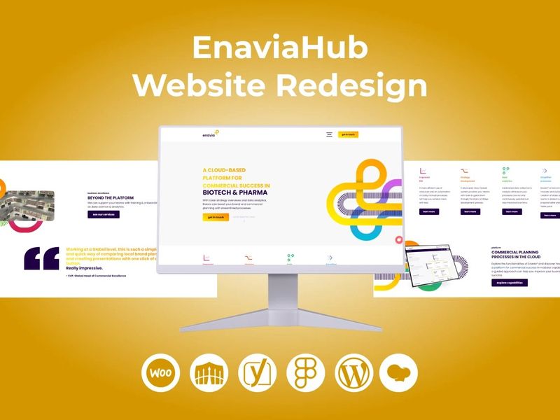 EnaviaHub Website Redesign