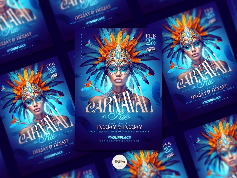 Rio Carnival Premium PSD Template