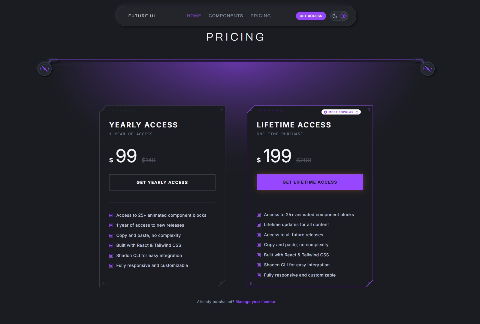 FutureUI - Premium Animated React Components for the modern Web Image 4