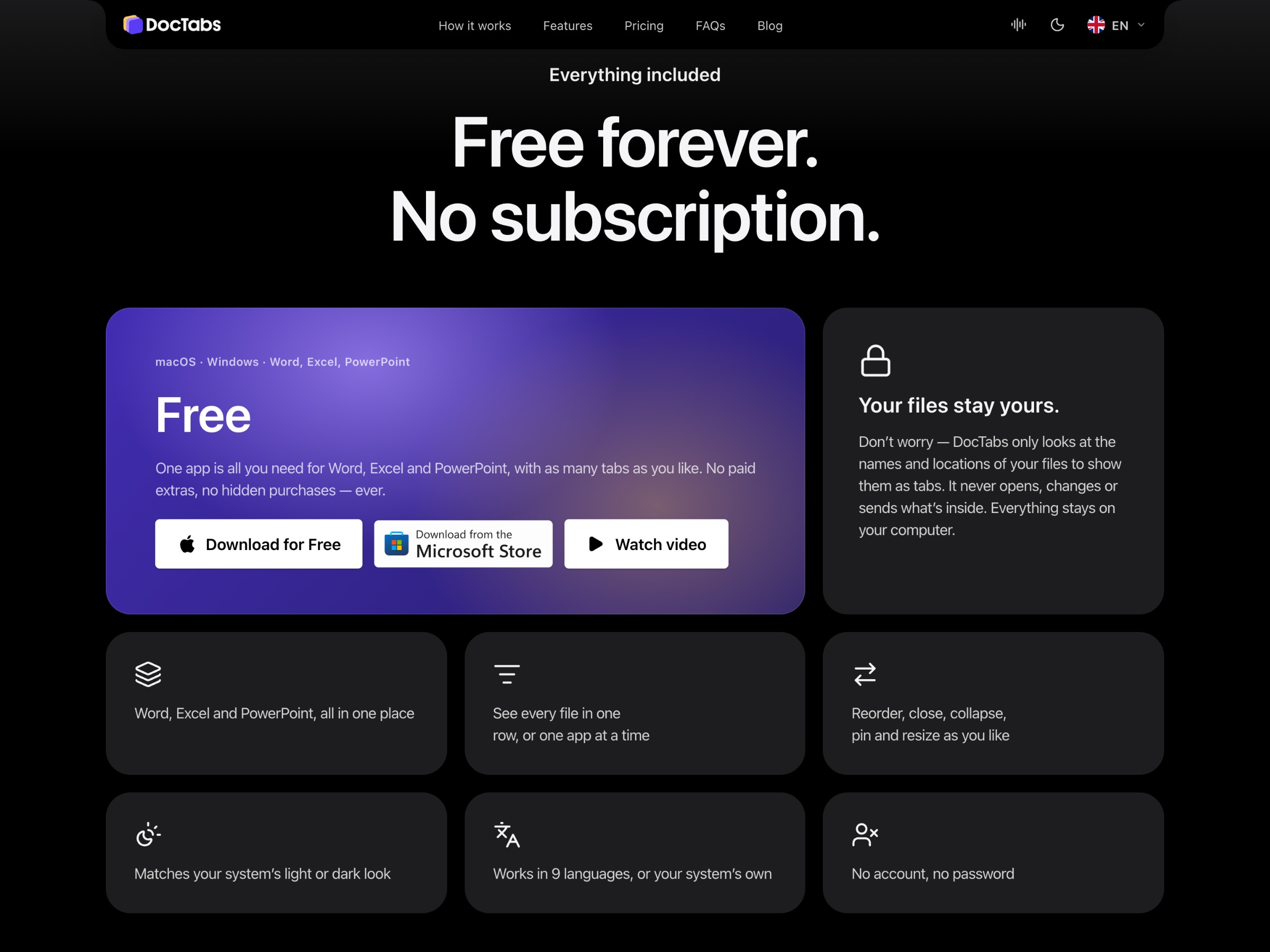 DocTabs — Website and product design Image 6
