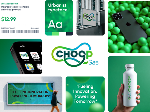 Chogp Gas Brand identity