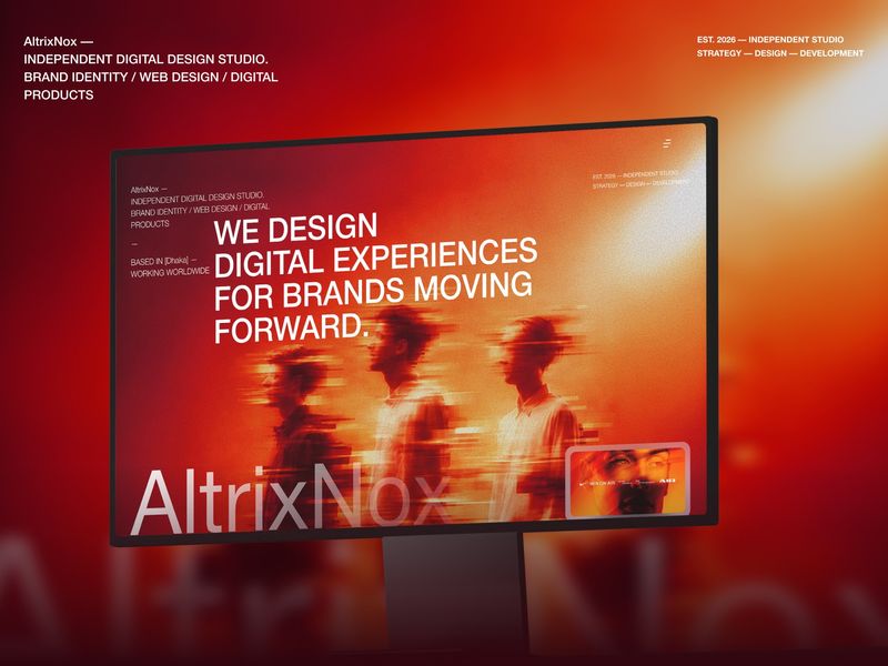 Digital Design Agency Website UI
