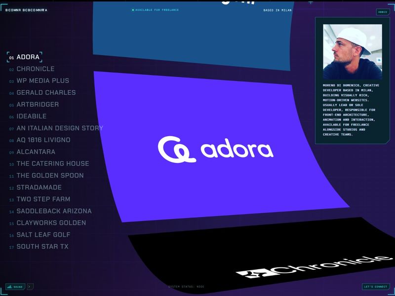 Moreno Di Domenico — Creative Developer