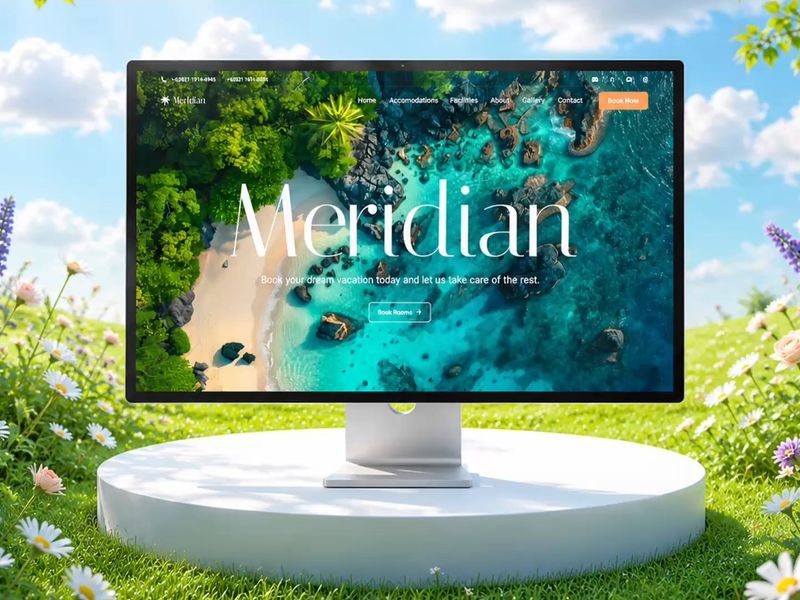 Meridian - Luxury Resort & Hotel Website Template
