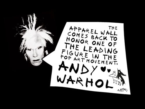 APPAREL WALL: Andy Warhol - Apparel Music