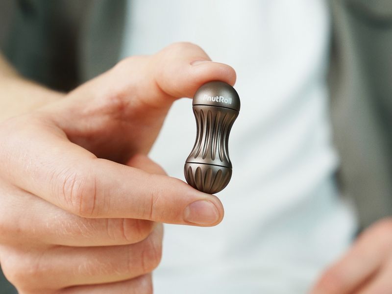 PnutRoll - Mini Peanut-shaped Massage Roller for On-the-Go