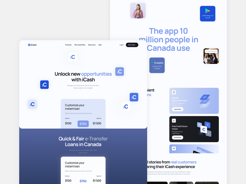 Fintech Website Design