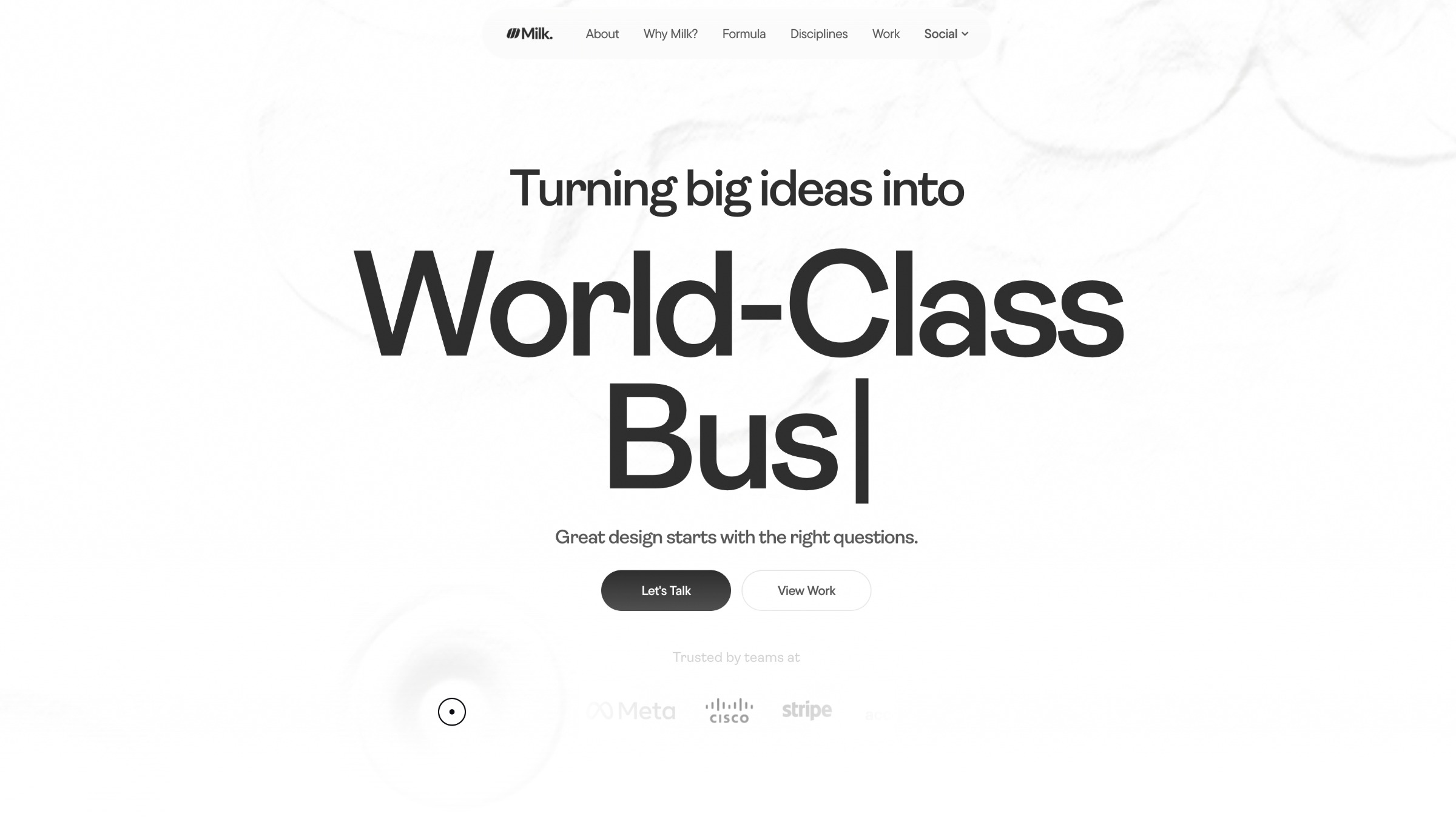 Milk Design Studio — Strategy, Product & Brand