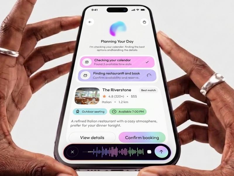 AI Personal Assistant & Life Admin Agent Mobile App UI