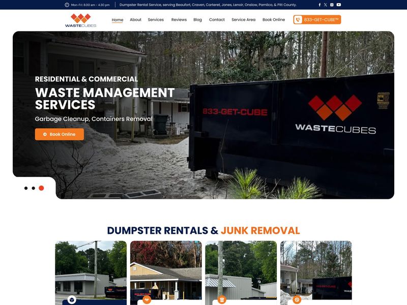 Streamlined Utility: Industrial UI/UX for WasteCubes Management