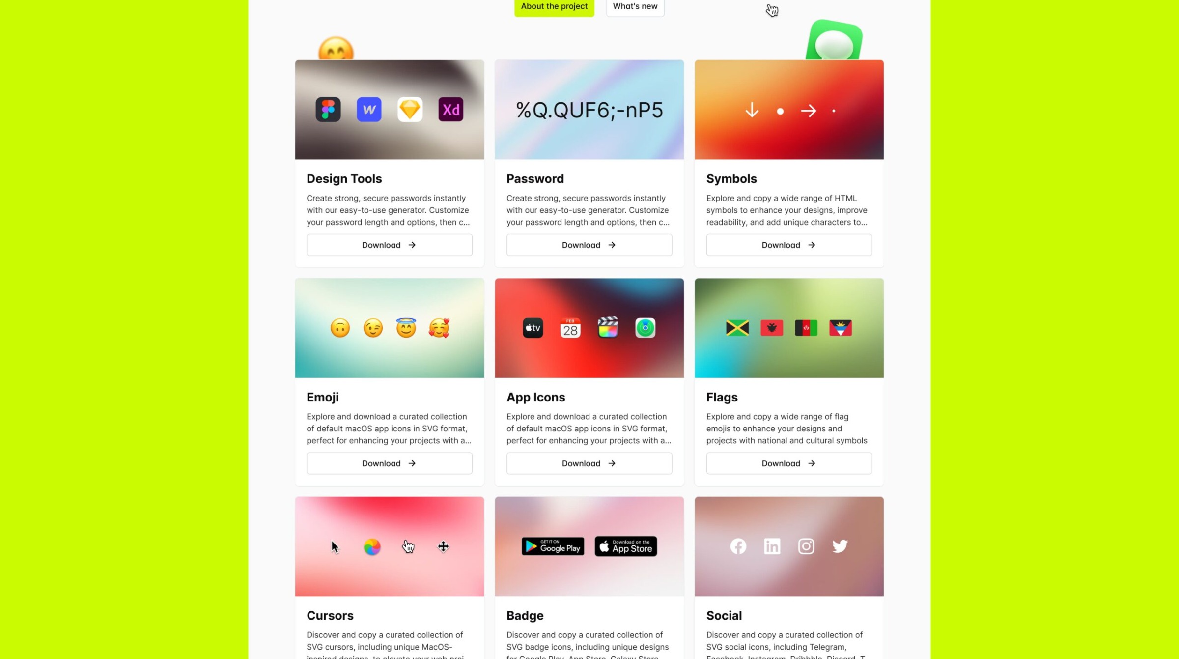 Symbl — An intuitive service offering a wide range of HTML symbols, emojis, flags, company logos, and payment systems. Image 1