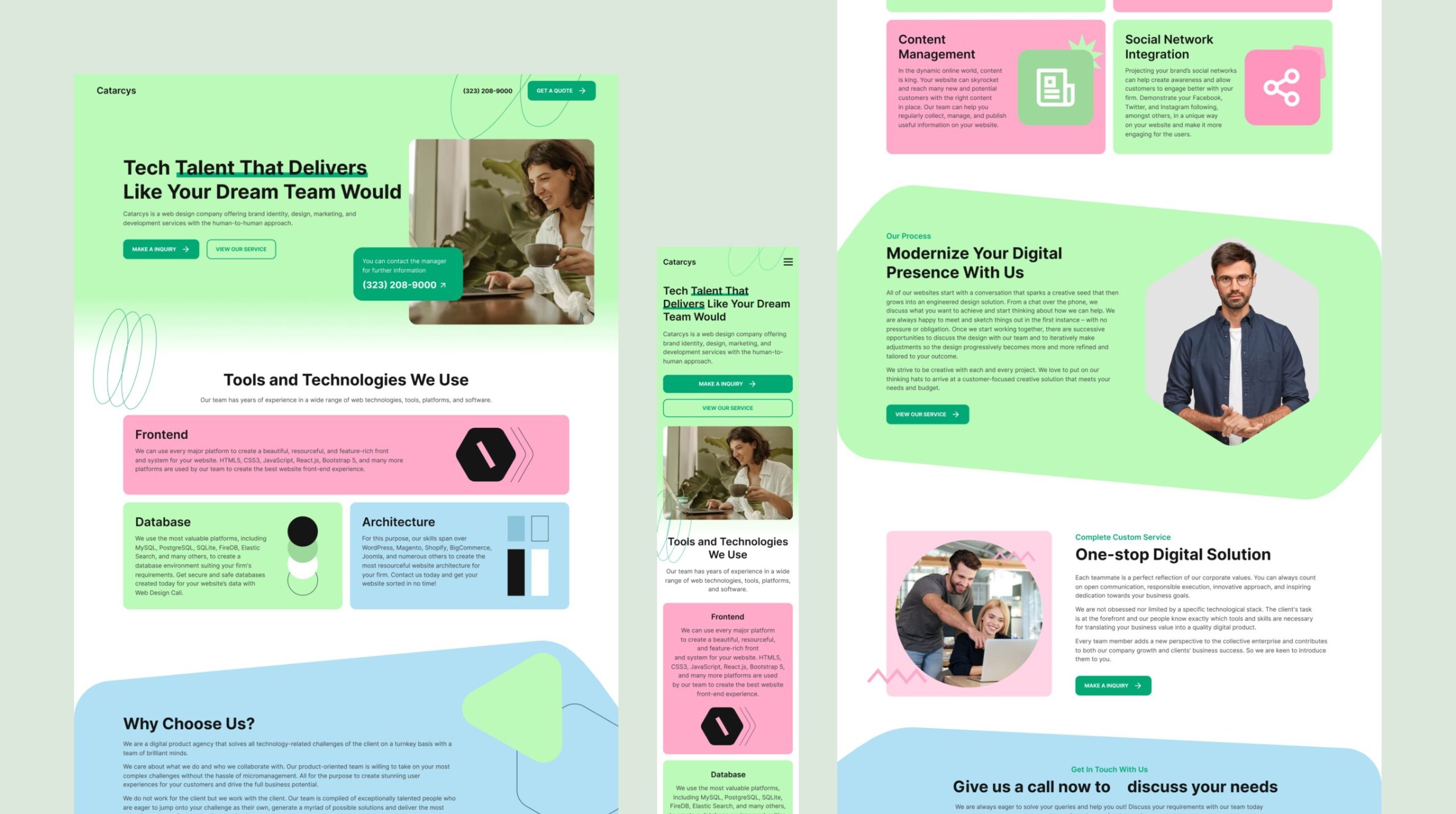 Catarcys — Free Website Design for Creative Digital Agencies Image 0