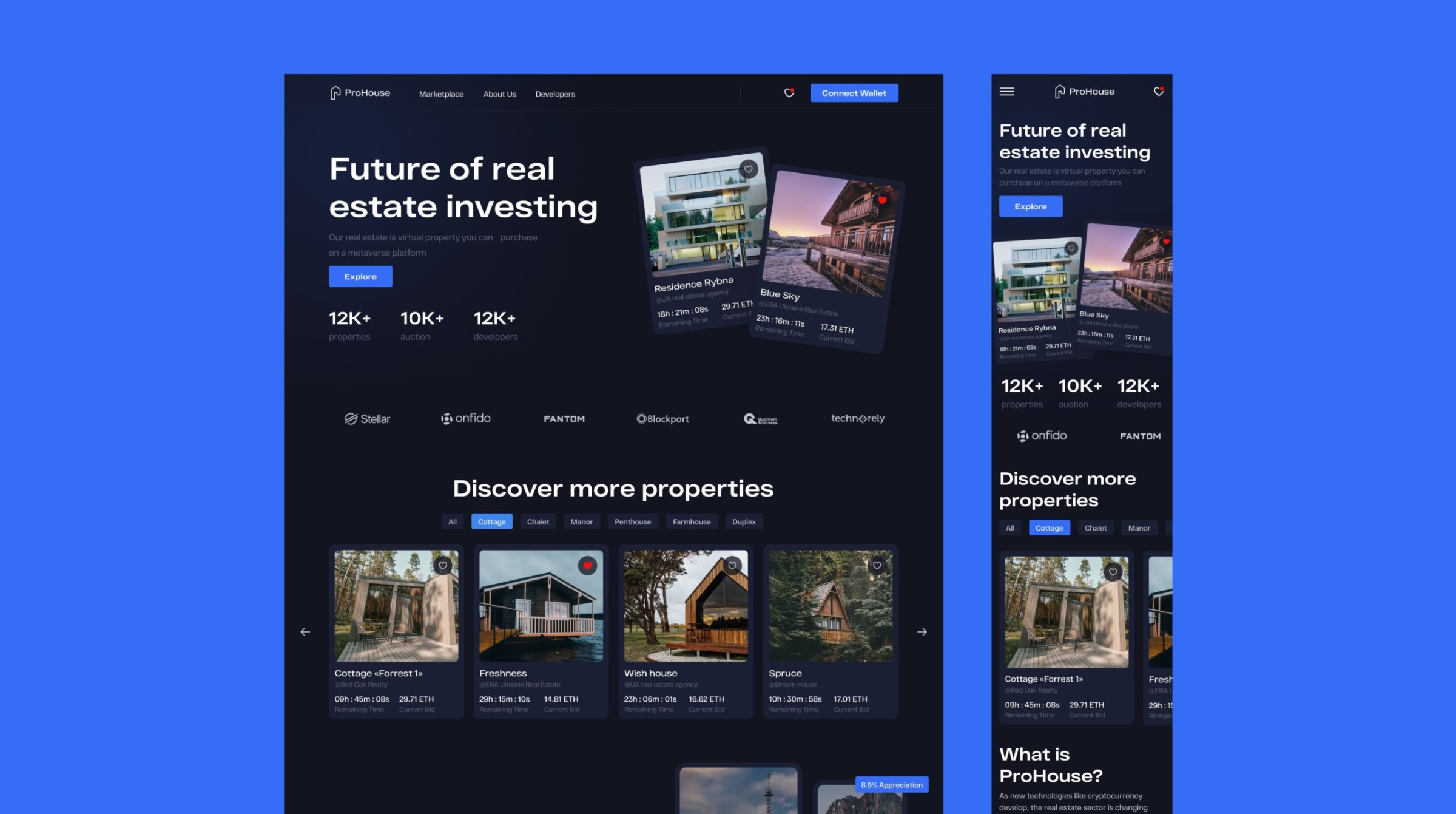 ProHouse — Free Website Design for Real Estate Investors Image 0
