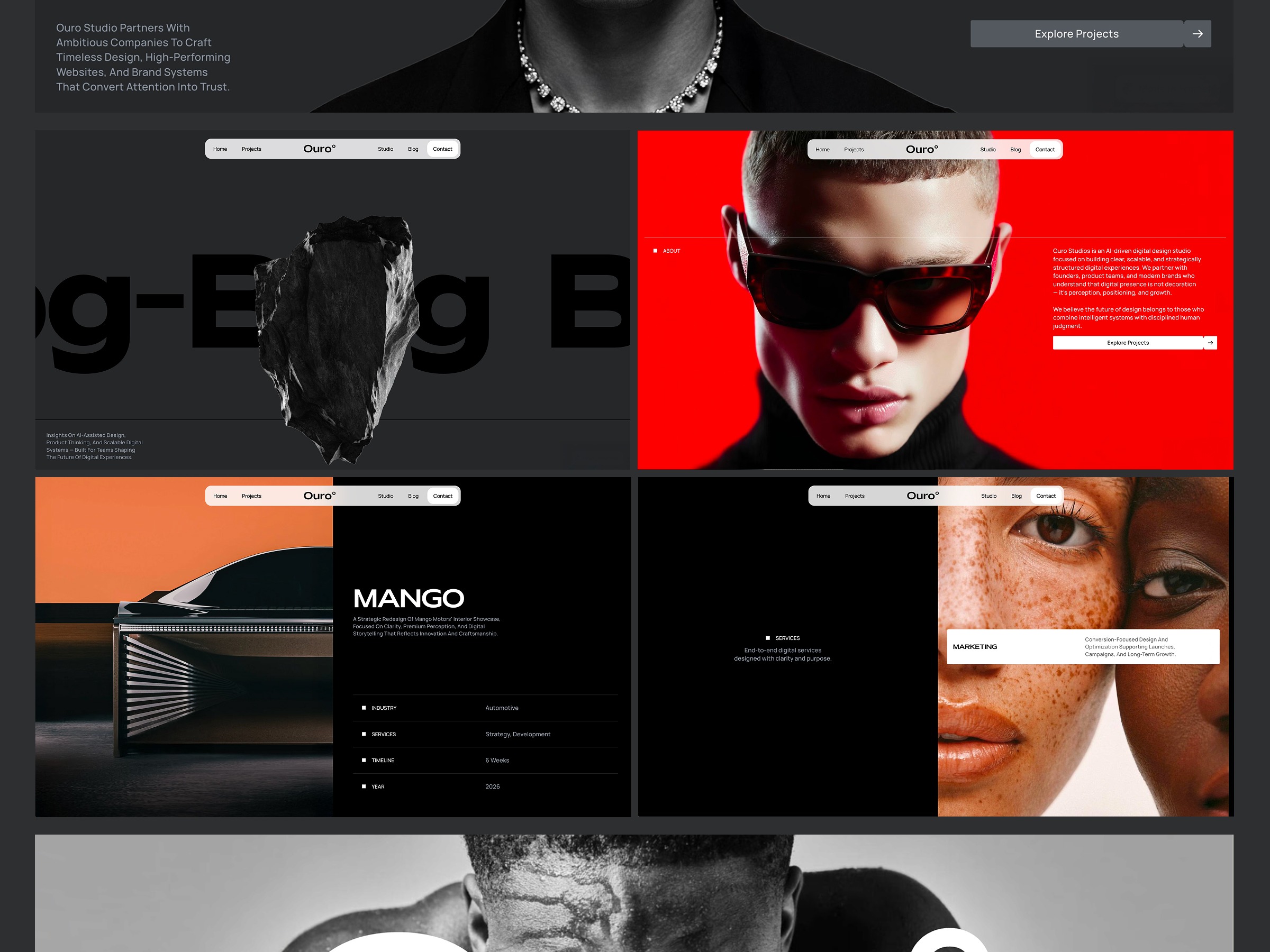 Ouro Framer Agency Template Image 0