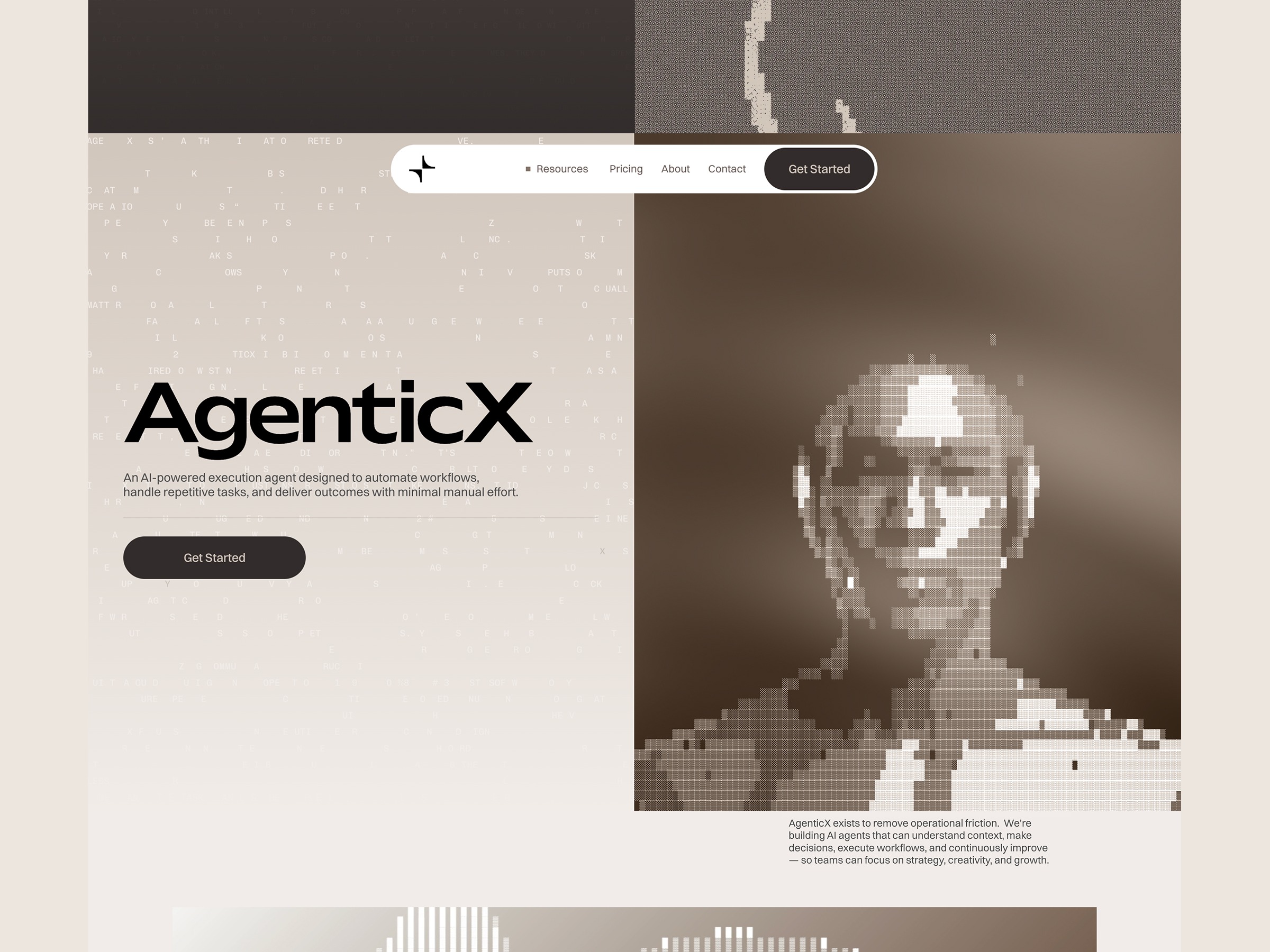 AgenticX — AI Agent Framer Template Image 1