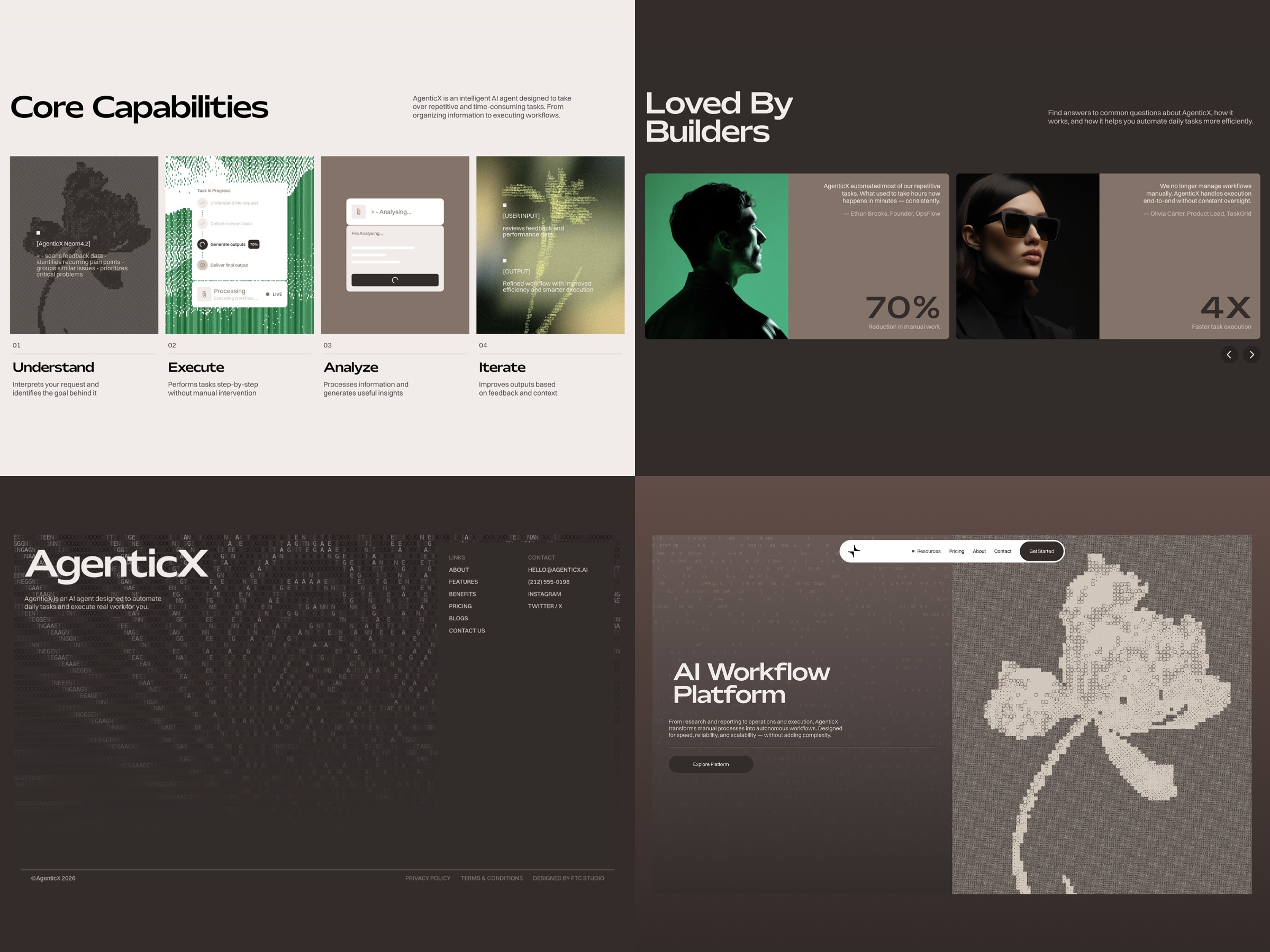 AgenticX — AI Agent Framer Template Image 2